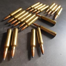 LOT DE 20 BALLES CALIBRE 7MM REMINGTON MAGNUM