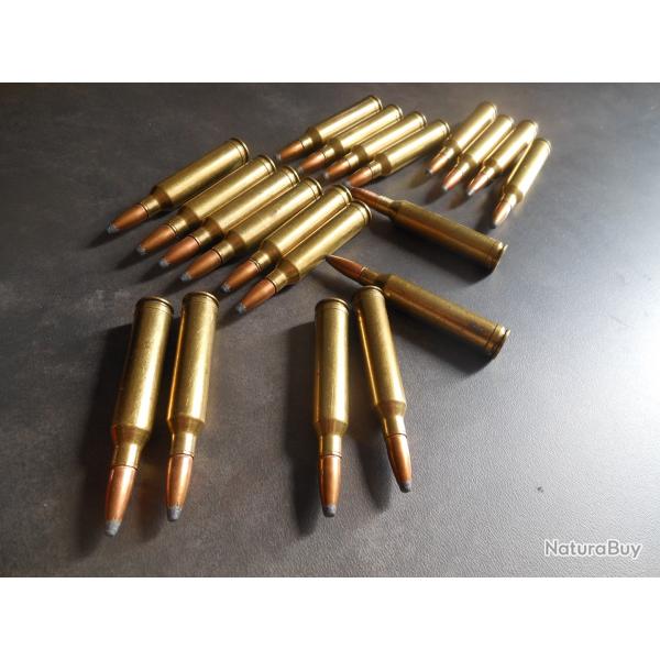 LOT DE 20 BALLES CALIBRE 7MM REMINGTON MAGNUM