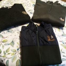 Lot de 3 vêtements de chasse
