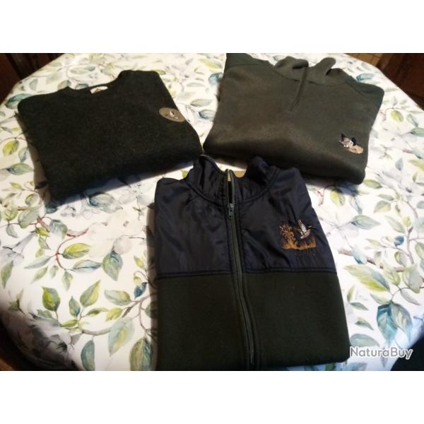 Lot de 3 vtements de chasse