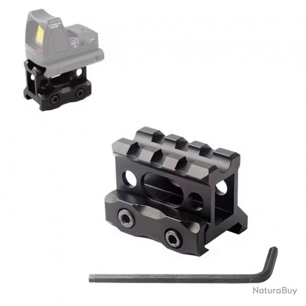 Réhausseur Rail Picatinny 20 mm pour point rouge zz