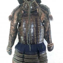 Armure de samouraï complète - Époque Edo - Mon Tokugawa - Pièce originale non restaurée