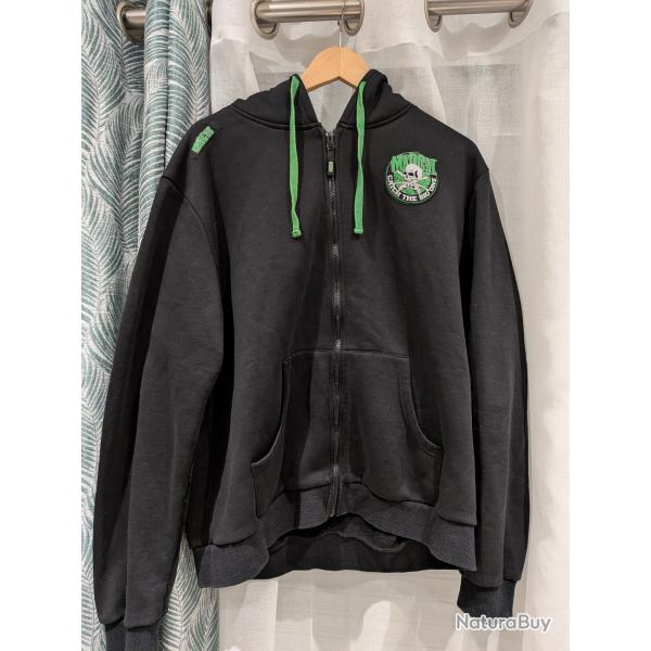 Sweat zipp MadCat - taille L
