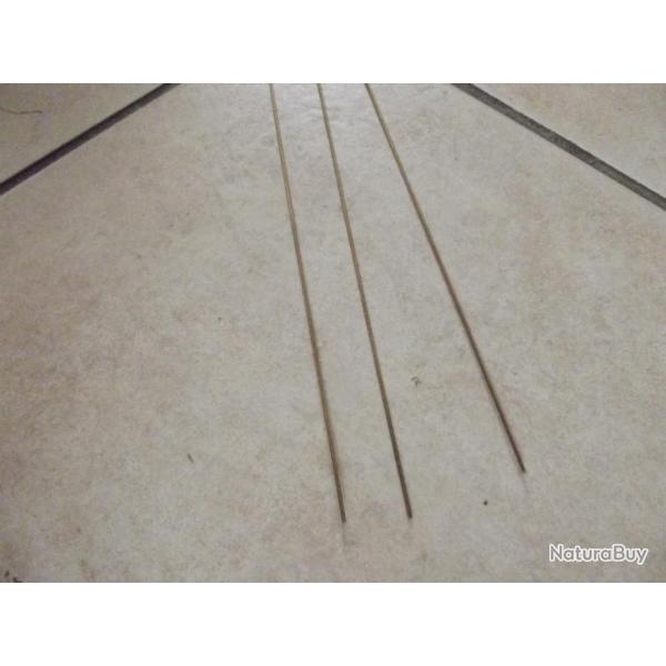 3 baguettes de brasure argent diamtre 1mm longueur 50cm idales restauration armes