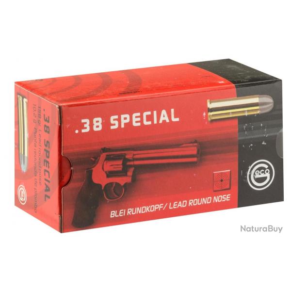 Geco LRN 158gr Cal .38 Spcial - Lot de 300 munitions