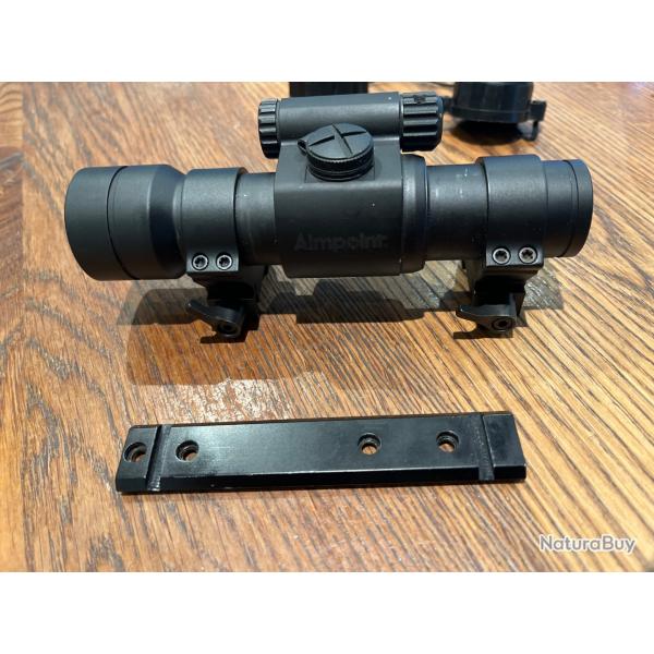 Point rouge AIMPOINT 9000 SC 2 MOAAvec montage amovible leupold