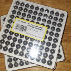 Balles rondes Pedersoli .362" (9,19mm) x800 (1 sans prix de réserve)