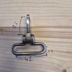 Battant, passant de bretelle de pontet de fusil An 9, An IX, 1816, 1822, T et Tbis, 1842 et 1853 