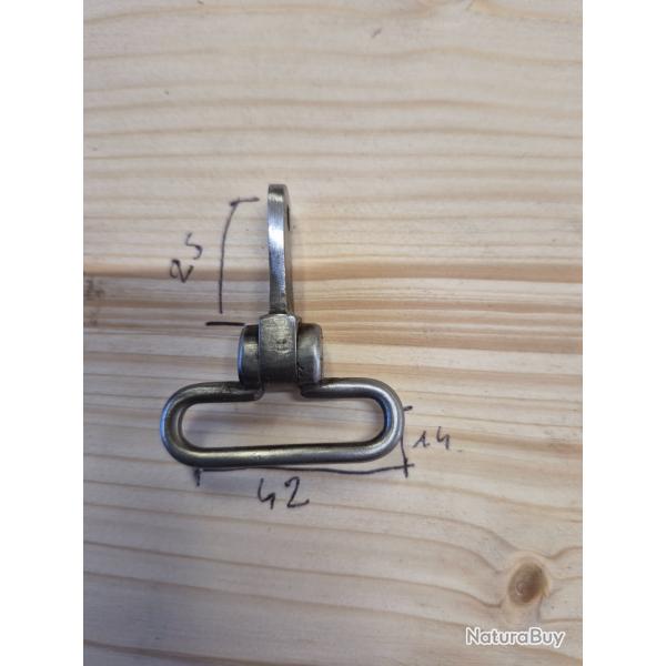 Battant, passant de bretelle de pontet de fusil An 9, An IX, 1816, 1822, T et Tbis, 1842 et 1853