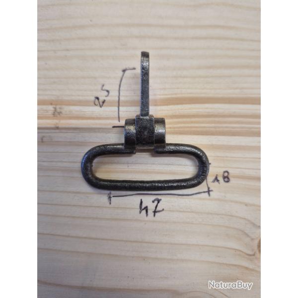 Battant, passant de bretelle de pontet de fusil An 9, 1816, 1822, T et Tbis, 1842 et 1853