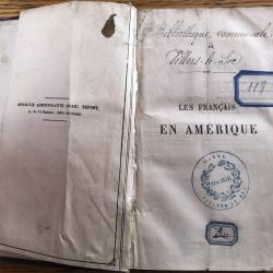 Livre: Les Français en Amérique, Edouard Laboulaye, 1876