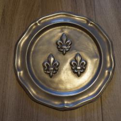 Assiette en Etain Ancienne 2