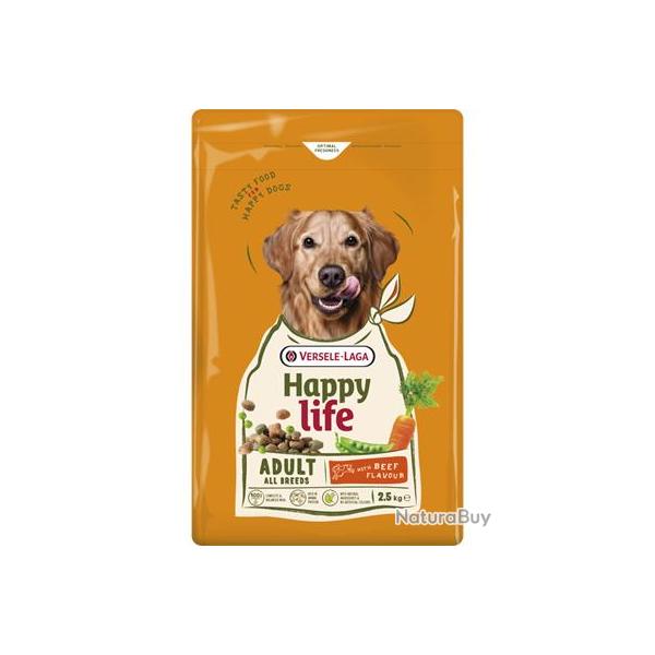 HAPPY LIFE ADULT GOUT BOEUF 12.5KGS