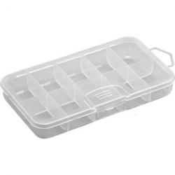 BOITE TRANSPARENTE 10 CASES CARREES MM
