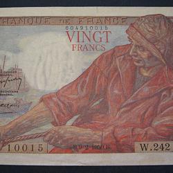 France billet de 20 francs pecheur du 9-2-1950 sup