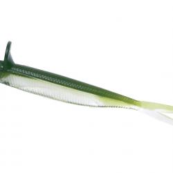 Leurre Souple Deps Frilled Shad 12cm 26 - Clear & Watermelon