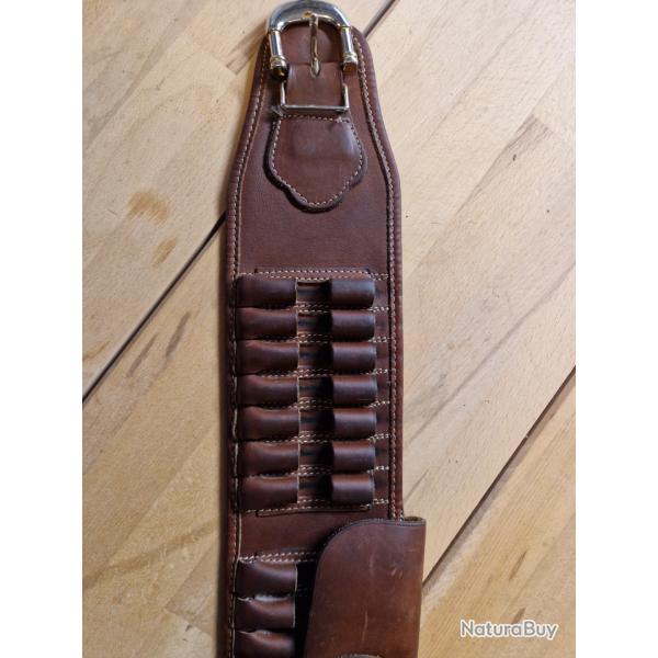 cartouchire cuir luxe TUNET balles