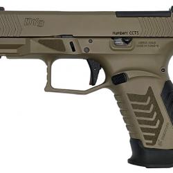 PISTOLET DY9 CAL 9X19 vert AVEC OPTIC READY, CHARGEURS 2x15 et 4 GRIPS DERYA