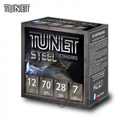 25 Cartouches TUNET Grive Steel 28Gr Cal 12/70 Pb 7
