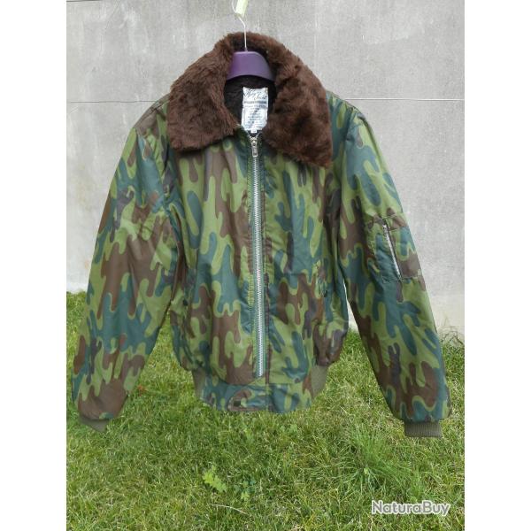 Rare Blouson de pilote camouflage Salik