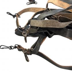 Bretelle pour fusil Mat49 cuir noir (vendu par lot de 10 sangles) occasion