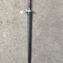 Baïonnette modèle 1892  2 type modifiée