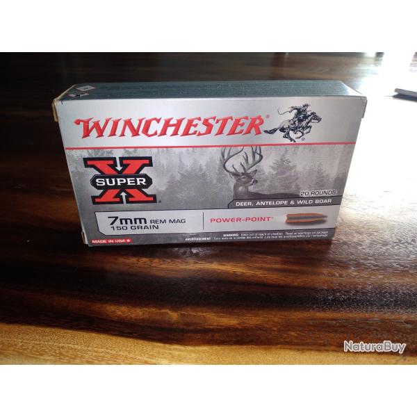 WINCHESTER 7Rem Mag power-point150GRAIN