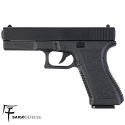 Pistolet à bille léger et peu puissant, SAIGO DEFENSE MK1, propulsion ressort - de type G17 airsoft