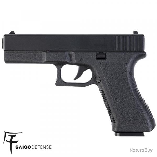 Pistolet à bille léger et peu puissant, SAIGO DEFENSE MK1, propulsion ressort - de type G17 airsoft