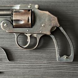 A Saisir ! Top Break Hammerless Iver Johnson's Calibre 38 S&W A Révisé ! 1 Sans Prix De Réserve !
