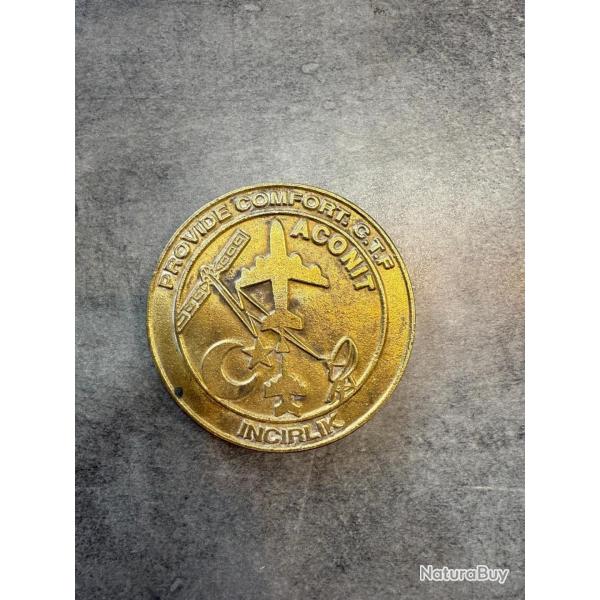 Mdaille de table militaire "Provide Comfort C.TF ACONIT" - Incirlik (Turquie)