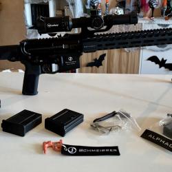 Carabine SCHMEISSER SP15 cal.222Rem réarmement linéaire cat.C