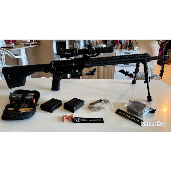 Carabine SCHMEISSER SP15 cal.222Rem rarmement linaire cat.C
