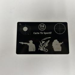 Carte SIA pour tireur sportif