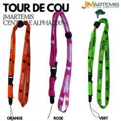 TOUR DE COU POUR CENTRALE GARMIN @ALPHA 300 F OU ALPHA 300 I Orange