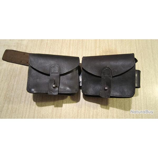 Ceinturon cuir et cartouchires Mod 16 - WW1