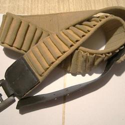 cartouchière US en canvas  du 19-20° siècle  pour cartouches 45-70