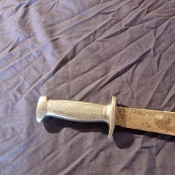 Couteau Poignard de famille du modèle des Chantiers de jeunesse sans fourreau ww2