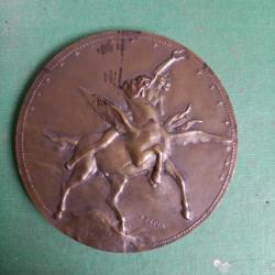 Médaille envol pegaz/ appolon . Société des poètes français