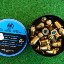 Cartouches 9mm x17 pour l'abattage du bétail