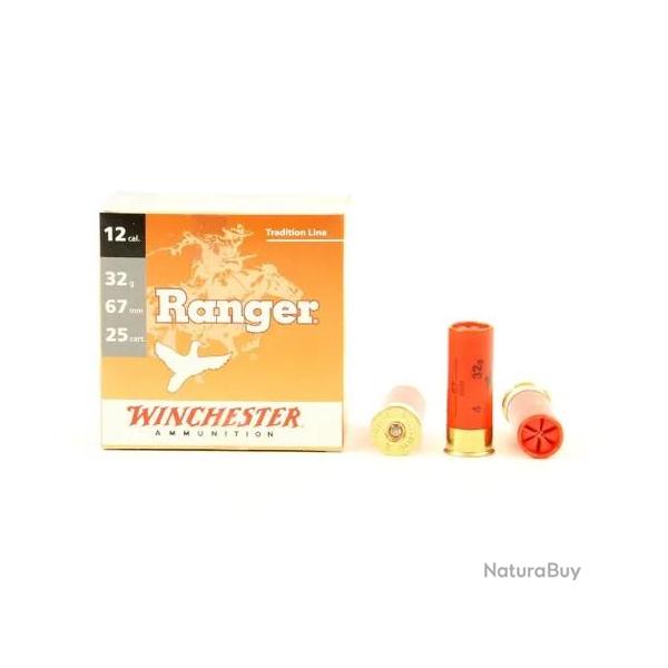 CARTOUCHE WINCHESTER RANGER G2 calibre 12/67 bj 32g N12 x25