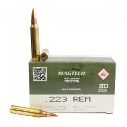 Cartouches MAGTECH TACTICAL Cal: 223 Rem (55 gr) FMJ - 50 unités