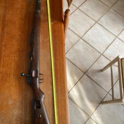 Mauser K98. 1937. S/42. Mono matricule. Cal d'origine 8.57.
