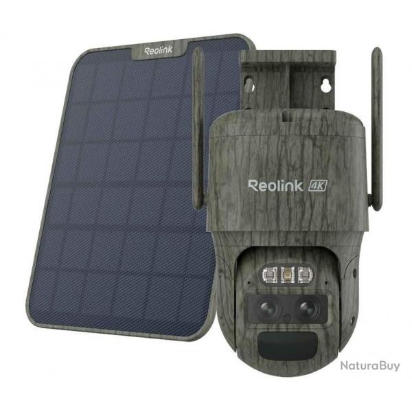 Caméra 4g reolink g770 - auto intelligent & zoom, 100% solaire