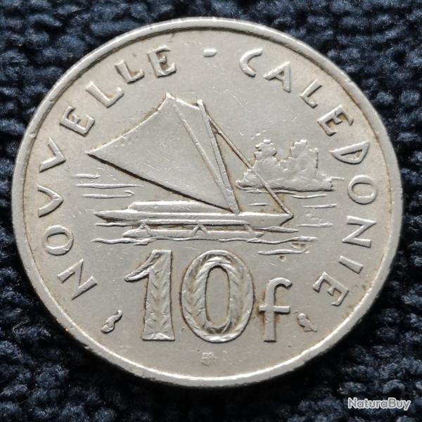 Monnaie Nouvelle Caldonie - 1970 - 10 francs sans IEOM (Grade : TTB) - Ref N1747