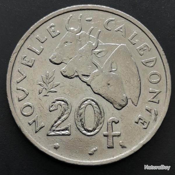 Monnaie Nouvelle Caldonie - 1972 - 20 francs IEOM (Grade : TTB) - Ref N0454