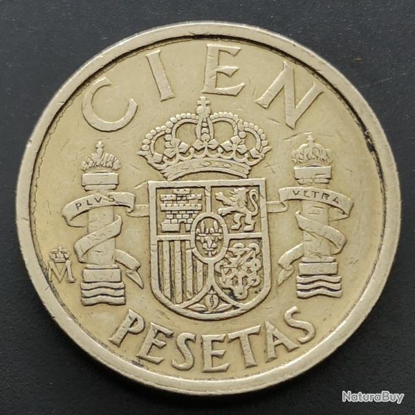 Monnaie Espagne - 1984 - 100 pesetas modle CIEN (Grade : TB) - Ref N0575