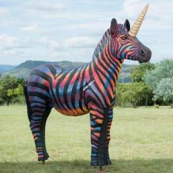 Cible 3D Wildcrete Zebre