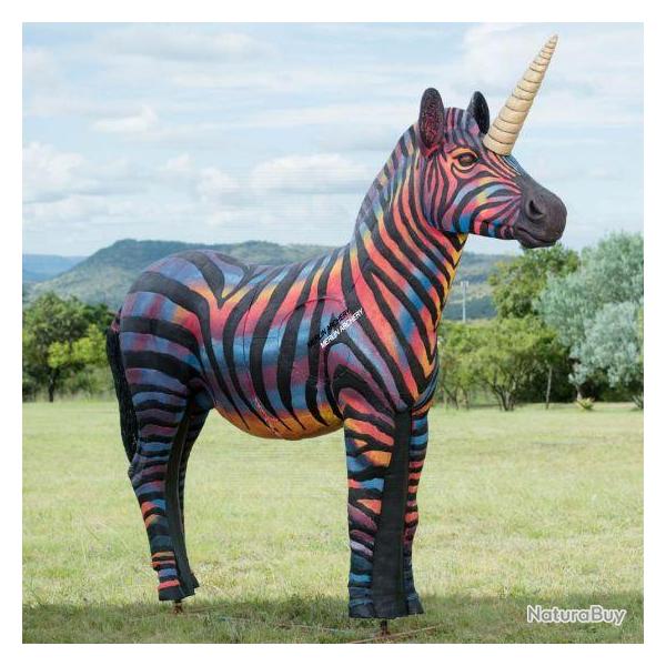 Cible 3D Wildcrete Zebre