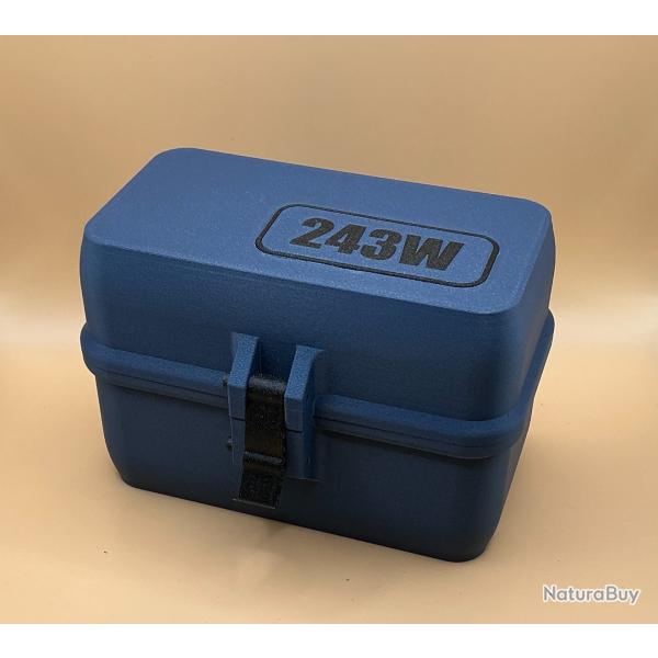 Bote de stockage / transport de munitions 243W bleue